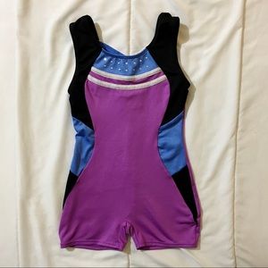 Danskin gymnastics purple leotard girls 4/5
